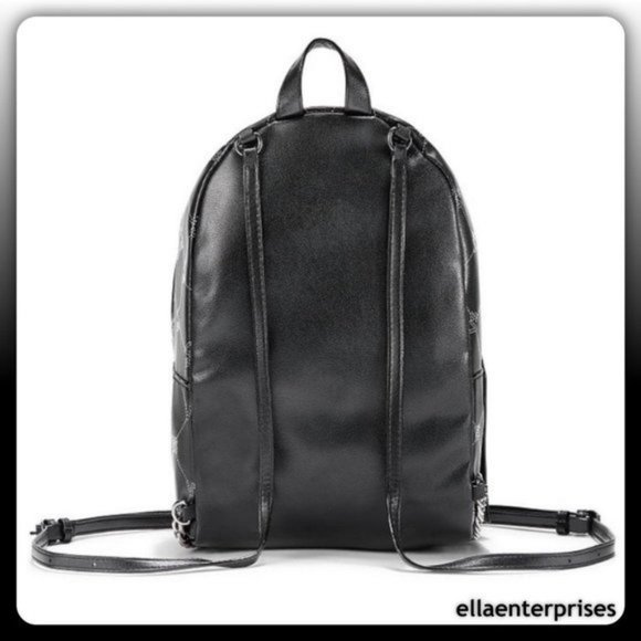 VS Black White Monogram Small City Backpack main image 7